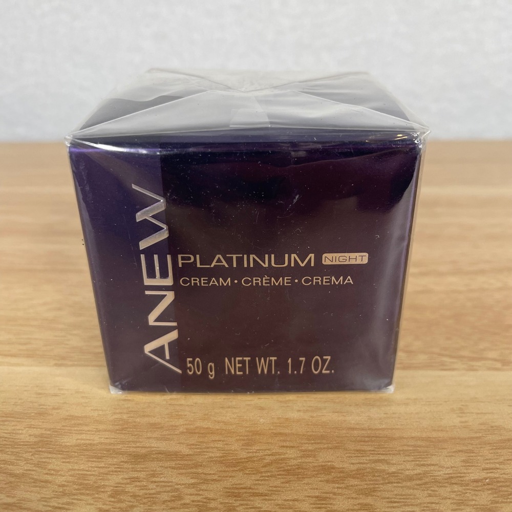 Avon Anew Platinum Night Cream 1.7 oz Anti-Aging Moisturizer New Sealed